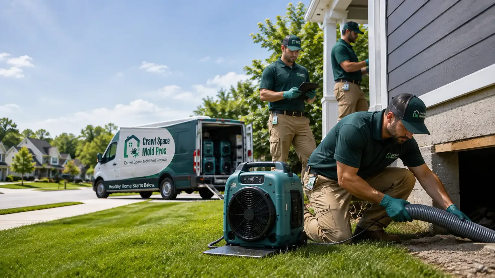 Crawl Space Mold Removal in Suwannee, FL